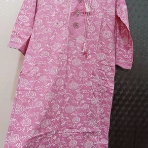 New Pure Cotton Kurti Set