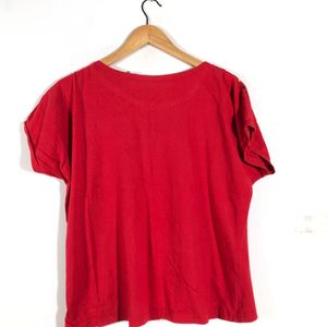 Red Printed T-Shirt (Women’s)