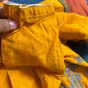 Mustard Kurta