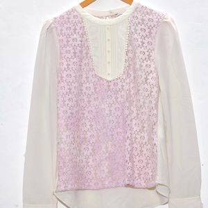 Bead Embillished lace Top