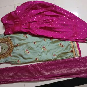 Patiala Kurti Suit With Beeds Designs