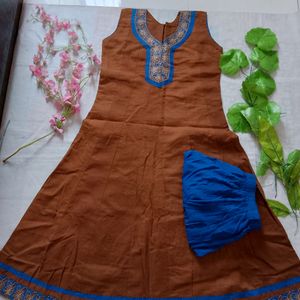 Anarkali Kurti Plazo Set