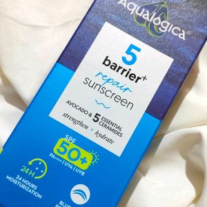 Barrier Repair SPF 50+ Sunscreen ~Aqualogica