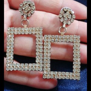 American Diamond Earrings From Pantaloons