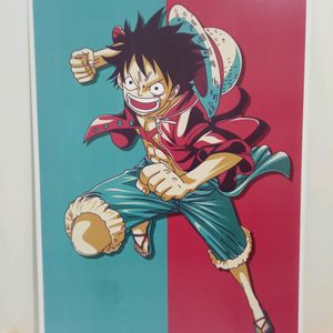 Luffy One Piece Anime Poster Big