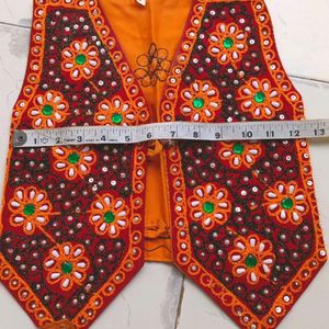 Orange Navratri Outfits For Kids. Please See Measurements Before Buying