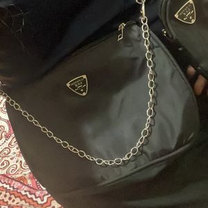 Prada And Savana Black Dupe Sling Bag