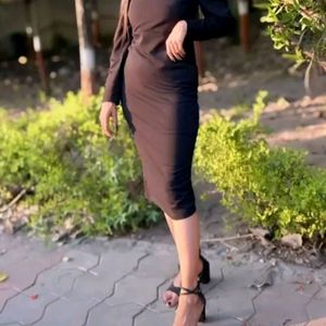 Black Bodycone Dress