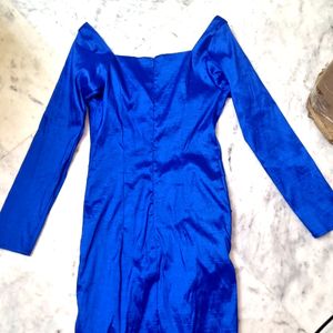 Royal blue mini dress by urbanic