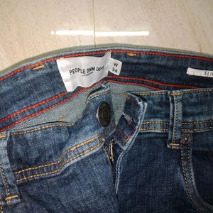 Mens Ankle Fit Denim Jeans Waist 34