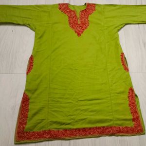 Kashmiri Embroided Kurta / Firan For Women