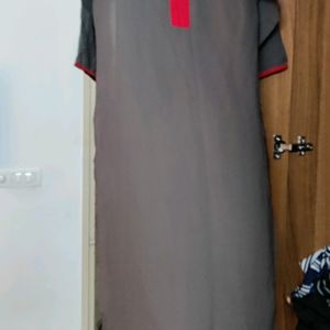 long transparent kurti