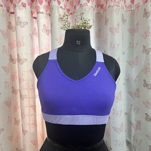 Reebok Lavender Tie Up Casual Top