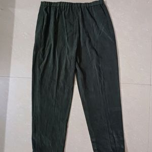 Dark Olive Velvet Pants