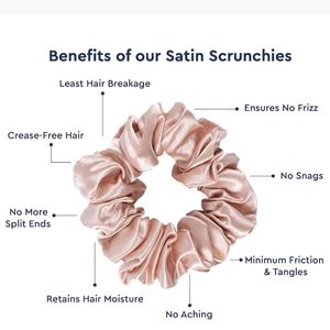 Premium Satin Scrunchies For Daily Use