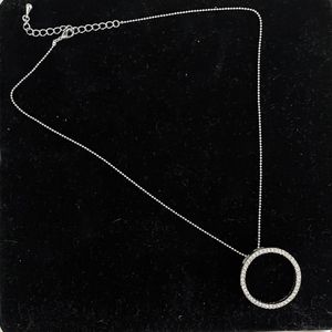 Silver necklace - circle of life