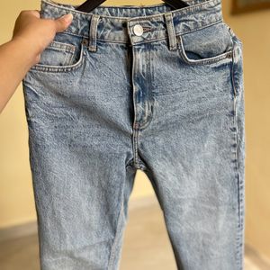 Denim Straight Leg Jean For Women