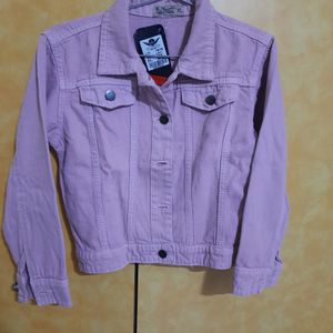 Pink Denim Jacket