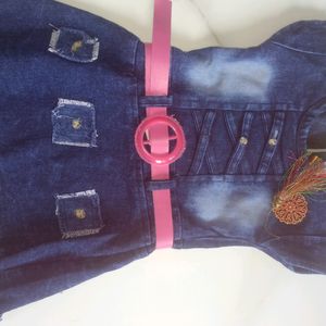 Denim Top For 1 Year Baby Girl