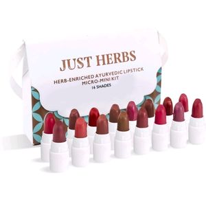 Just Herbs Ayurvedic Mini Lipstick (Pack Of 16)