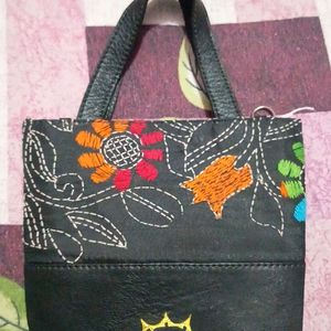 Black Original Leather Bag