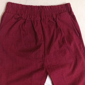 ❤ Maroon Pant With 2 Pocket For Women ❤