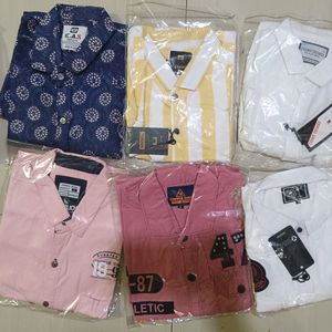 Pack Of 6 Shirts L Size