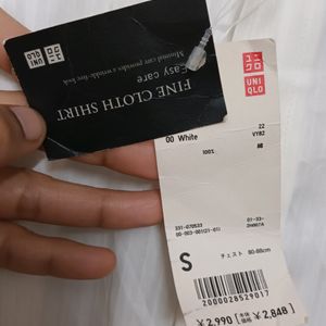 Uniqlo New With Tag Cotton Shirt