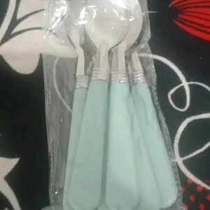 Trendy Stainless Steel Pack Of 6 Spoons 🥄