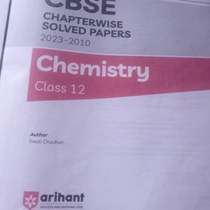 Class 12th, Arihant Chemistry Previous Year Paper