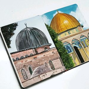 Masjid-e-Aqsa Painting Made For Home Decor