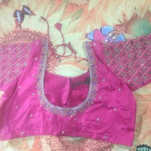 Maggam Work Blouse Stiched