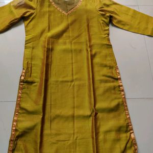 ✨Diwali Office Party Wear NEW Chanderi Kurta- Dupt