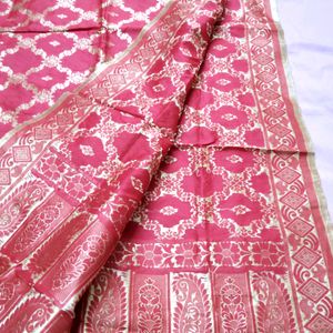 Pure Cotton Silk Banarasi Duppata