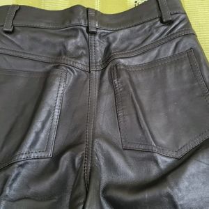 Pure Genuine Black leather pants