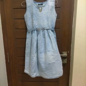 Midi Denim Dress