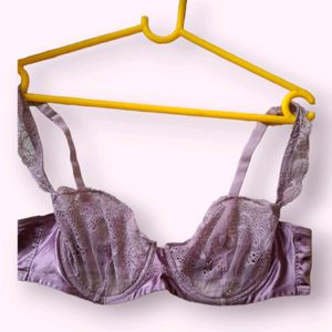 Sewing & Craft  Cotton Lace Net Lingerie Set(Maroon),Bra & Panty