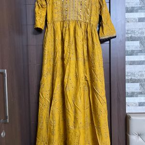 Gorgeous Mustard Kurti For Women💛