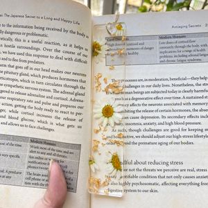 Floral Bookmark - Resin