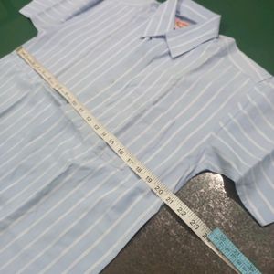 Blue Striped Shirt (XL/ 42 INCHES)