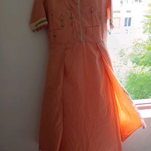 A Line Kurta With Pant