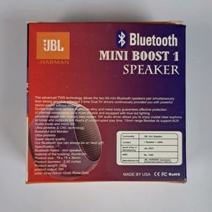 JBL MINI BOOST 4 SPEAKER MADE BY USA