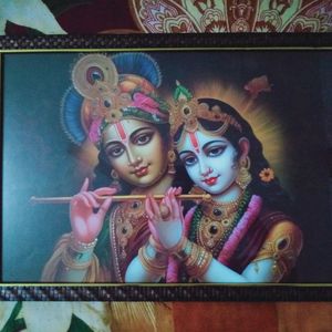 Radha Krishna Photo Without Glass