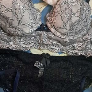 Combo Of  Five  Bra N Panty   Imported Fabric