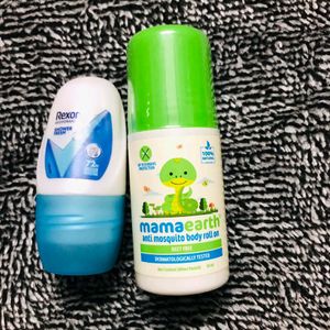 Mamaearth Anti Mosquito & Rexonal Deodrant Roll