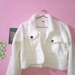 Crop woollen Jacket