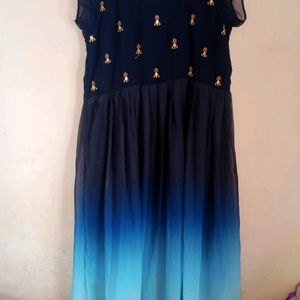 Blue Ethnic Gown