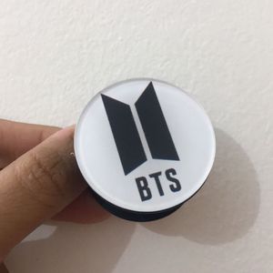 POPSOCKET BTS Logo Black And White Print