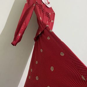 Vintage Polka Red Dress