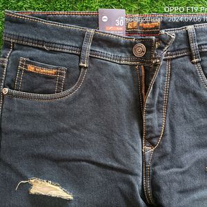 Men's Blue Denim Jeans For Fomal Wear